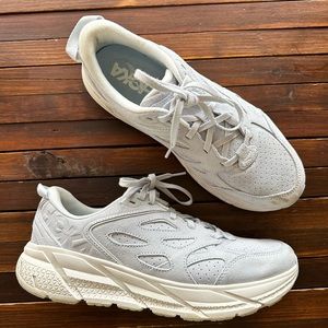 HOKA Clifton L Baby Blue Suede Men’s 11.5 | Women’s 12.5